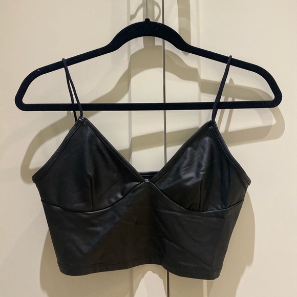 SHEIN faux leather tank top - Picture 1 of 1
